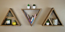 Triangle Floating Wall Shelves - Set of Three