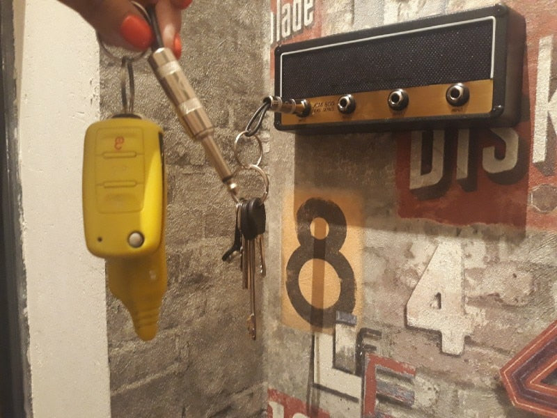 Marshall Amp Key Holder Wall Mounted Jack Rack Key Hanger Retro